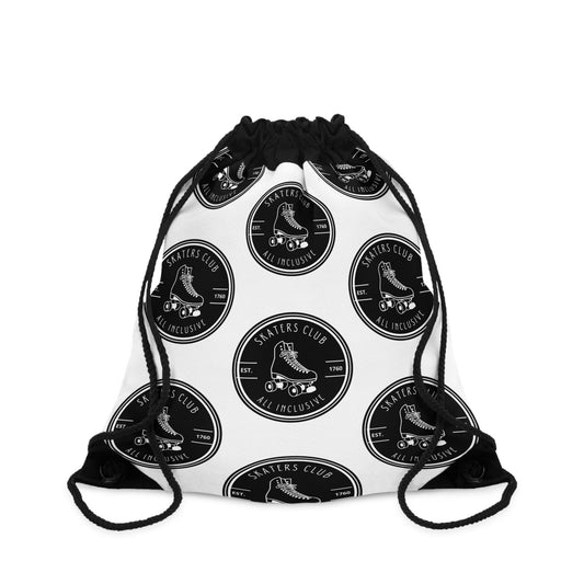 Skaters Club Round Logo Drawstring Bag