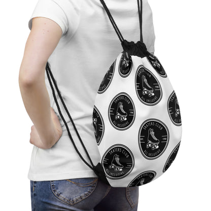 Skaters Club Round Logo Drawstring Bag