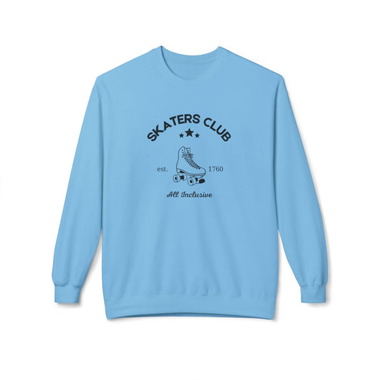 Skaters Club Unisex Fleece Crewneck Sweatshirt