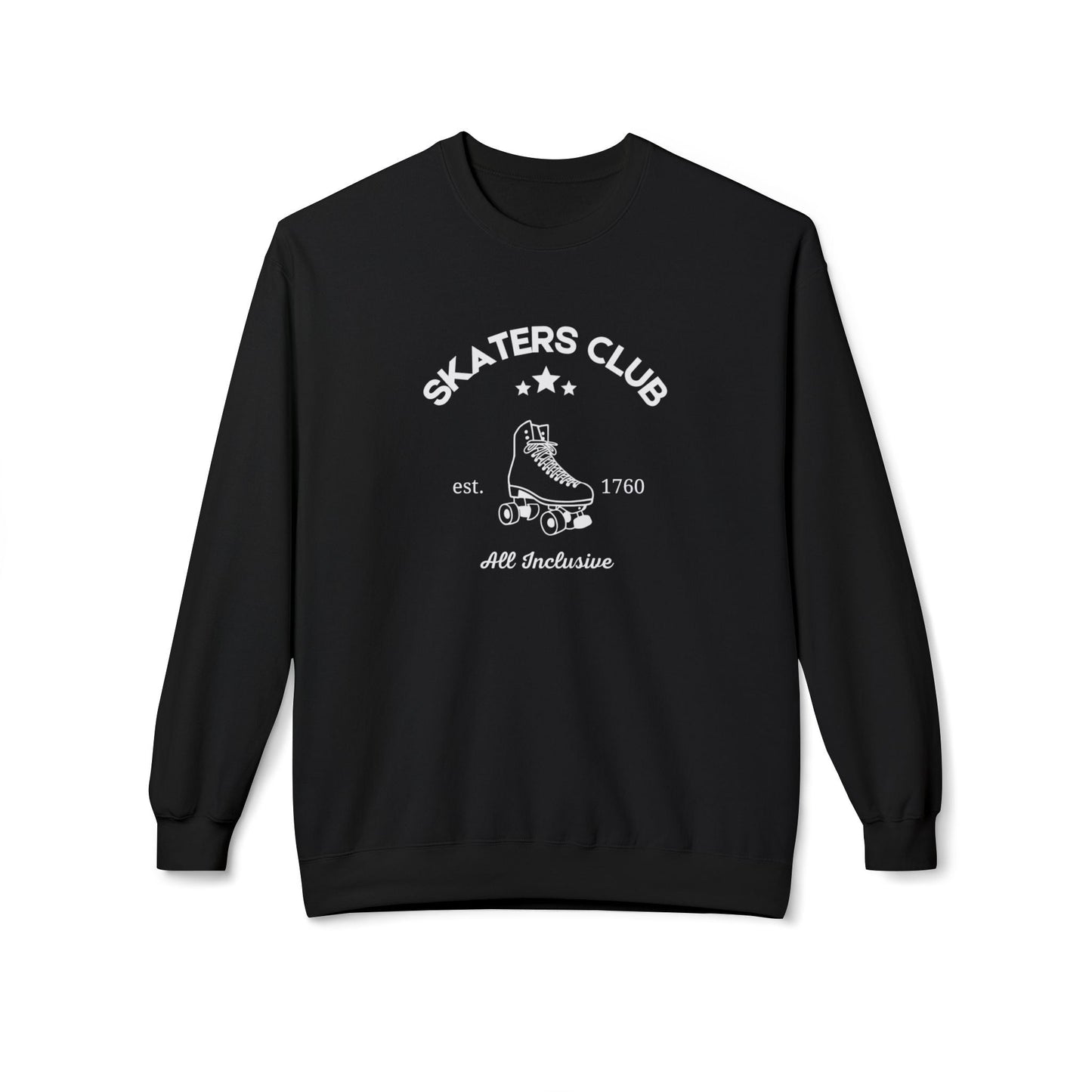 Skaters Club Unisex Fleece Crewneck Sweatshirt