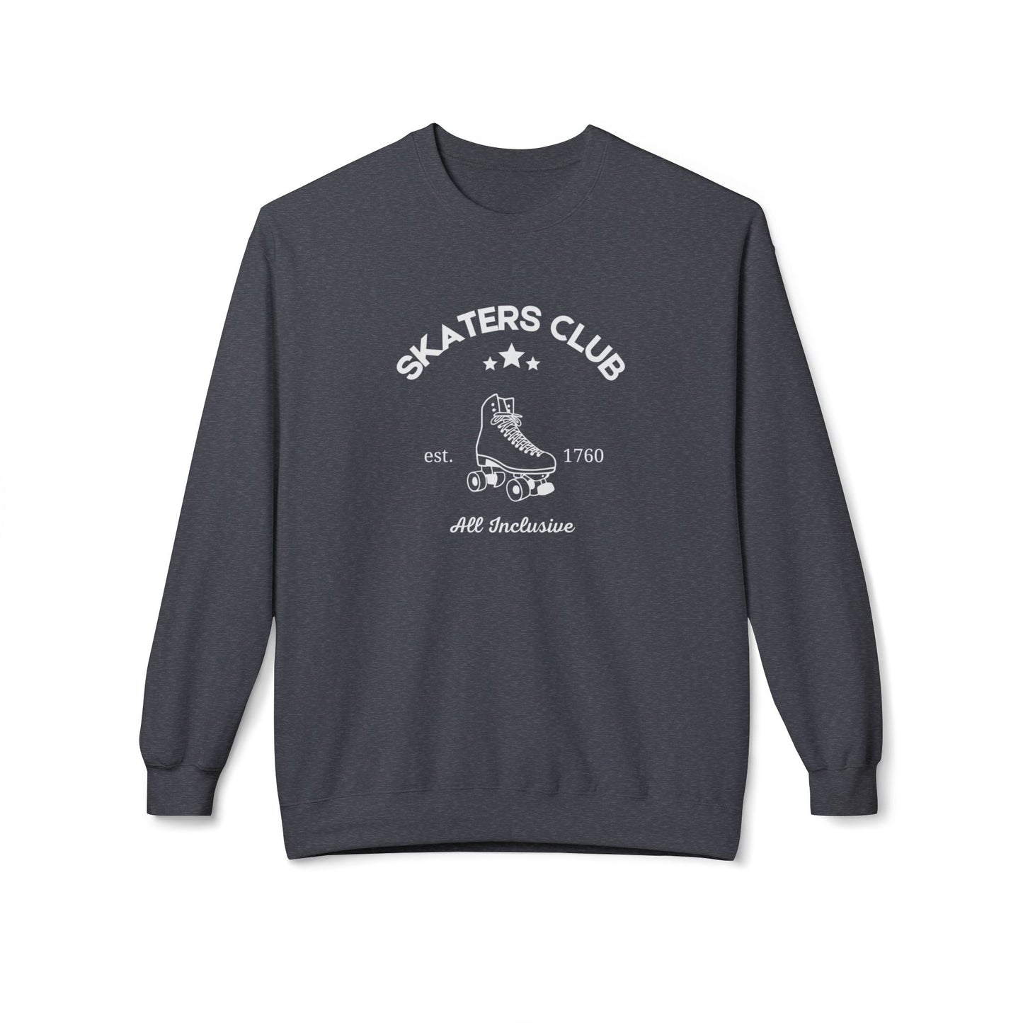 Skaters Club Unisex Fleece Crewneck Sweatshirt