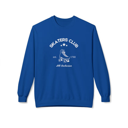 Skaters Club Unisex Fleece Crewneck Sweatshirt