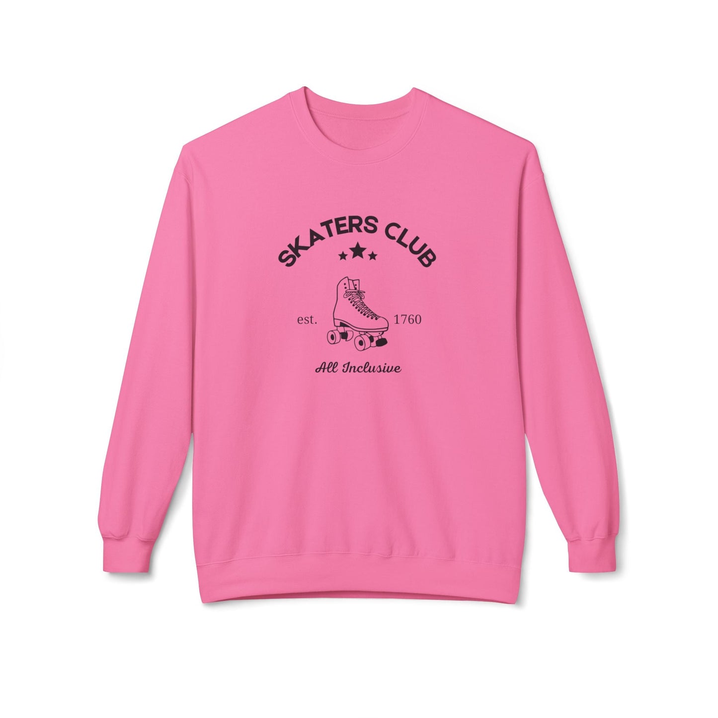 Skaters Club Unisex Fleece Crewneck Sweatshirt