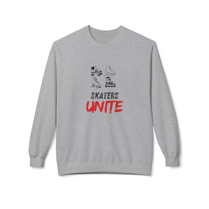 Skaters Unite Unisex Fleece Crewneck Sweatshirt