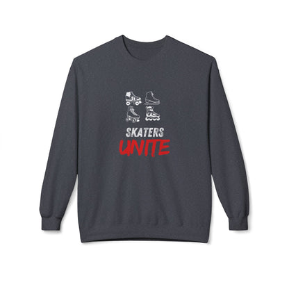 Skaters Unite Unisex Fleece Crewneck Sweatshirt