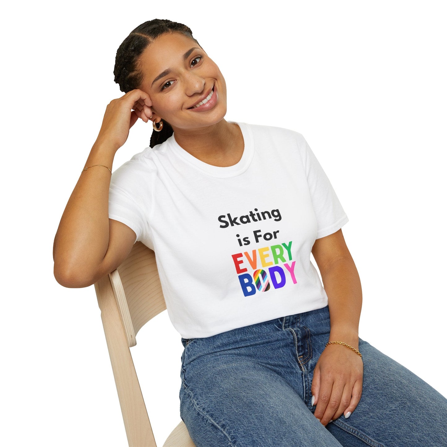 Skating is For Everybody Unisex T-Shirt