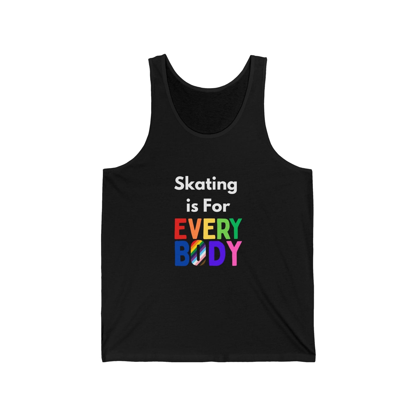 Skating is For Everybody Unisex Tank