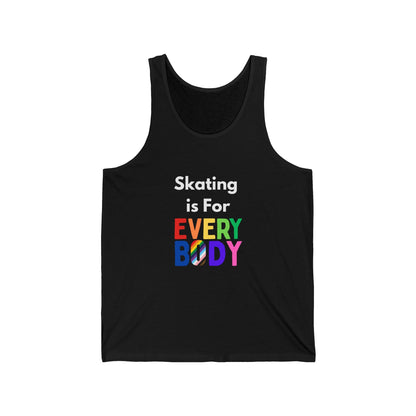 Skating is For Everybody Unisex Tank