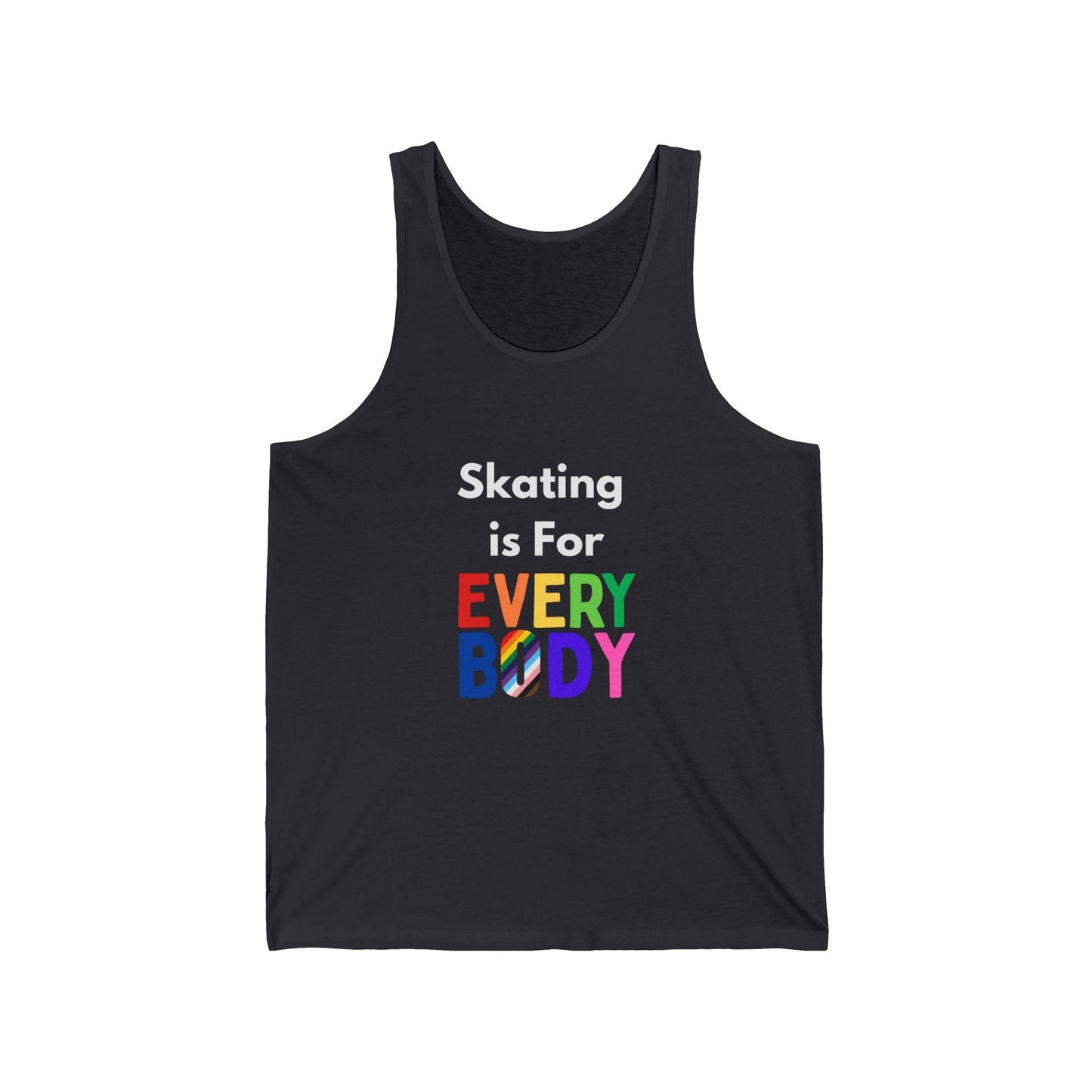 Skating is For Everybody Unisex Tank