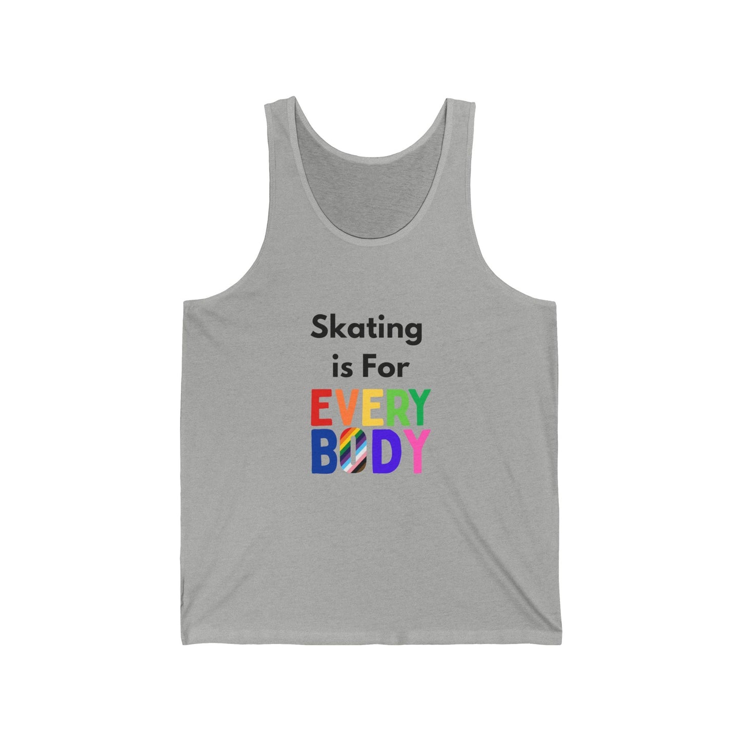 Skating is For Everybody Unisex Tank