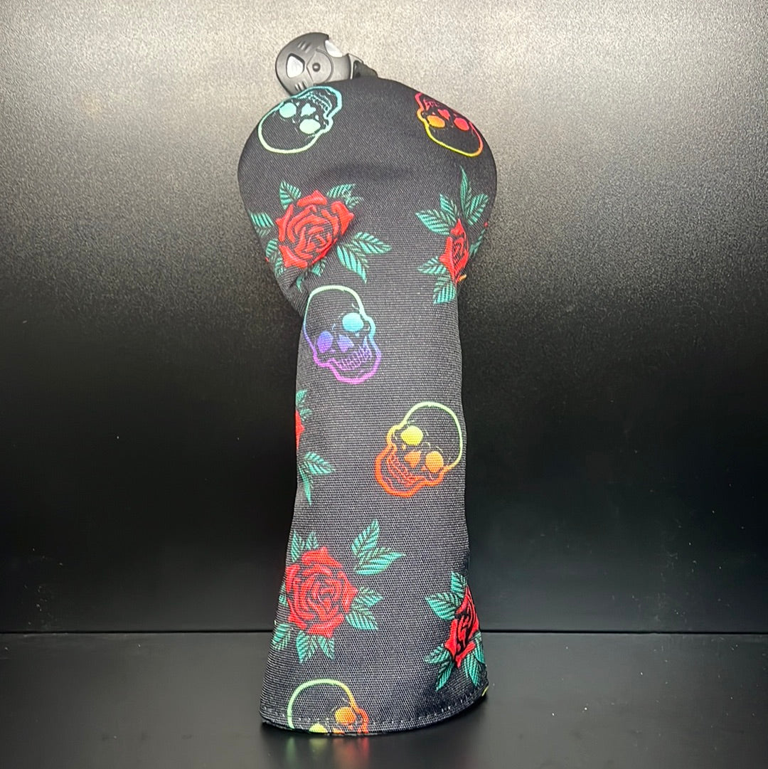 Skulls & Roses Canvas Headcover