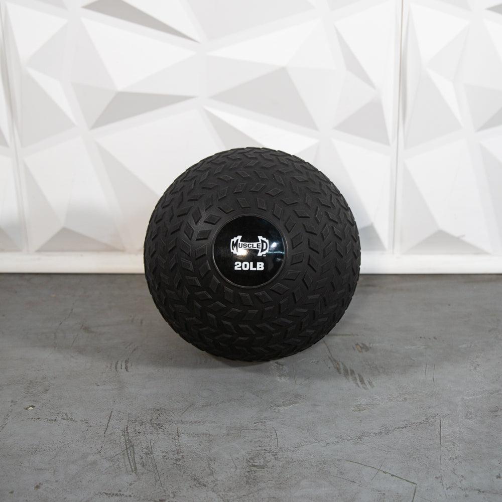 Muscle D Slam Ball - Muscle D Fitness - Tire Track Design - Thick Outer Shell