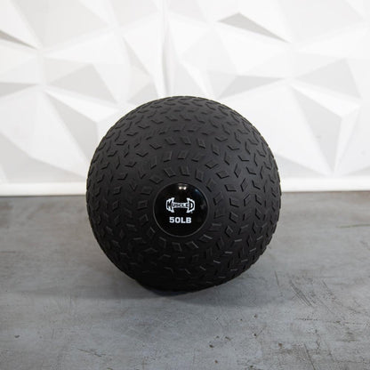 Muscle D Slam Ball - Muscle D Fitness - Tire Track Design - Thick Outer Shell