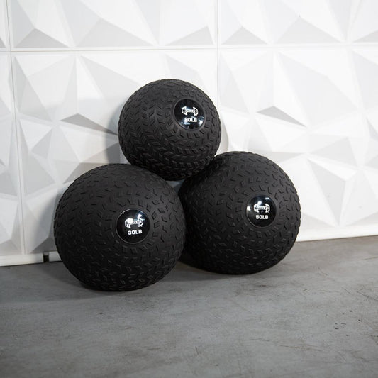 Muscle D Slam Ball - Muscle D Fitness - Tire Track Design - Thick Outer Shell