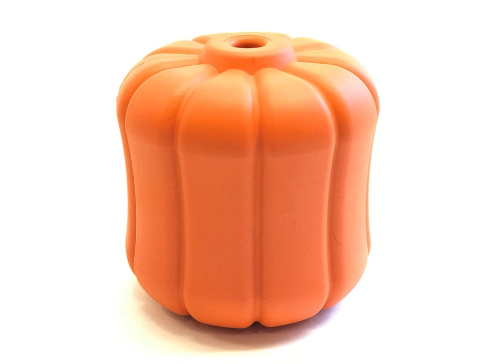 Jack O' Lantern eDispener Durable Rubber Chew Toy & Treat Dispenser