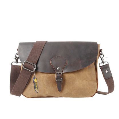 Small Canvas Messenger Bag