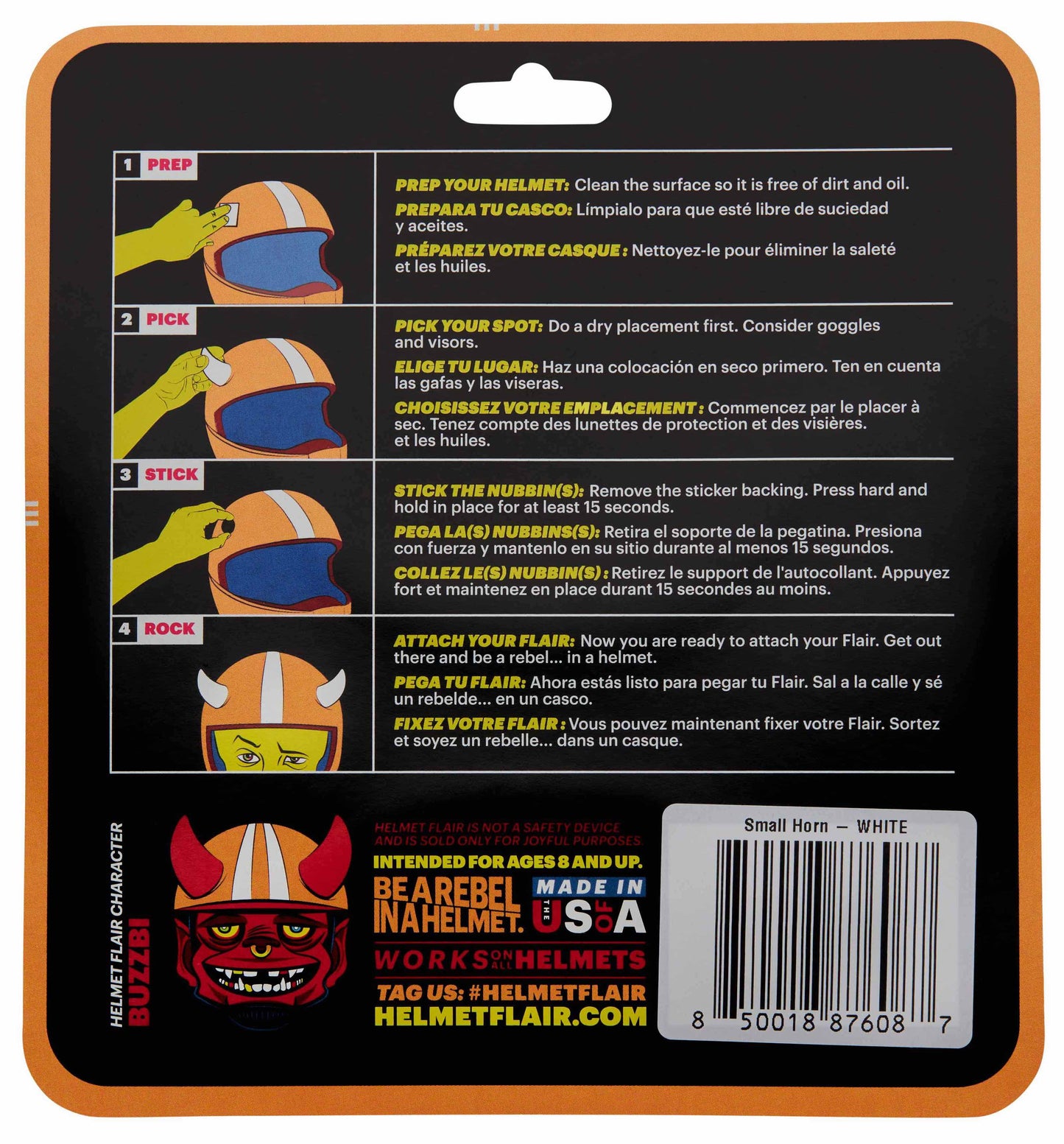 MagNeatOhz: Small Pink Devil Horns for Helmet
