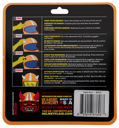 MagNeatOhz: Small Pink Devil Horns for Helmet