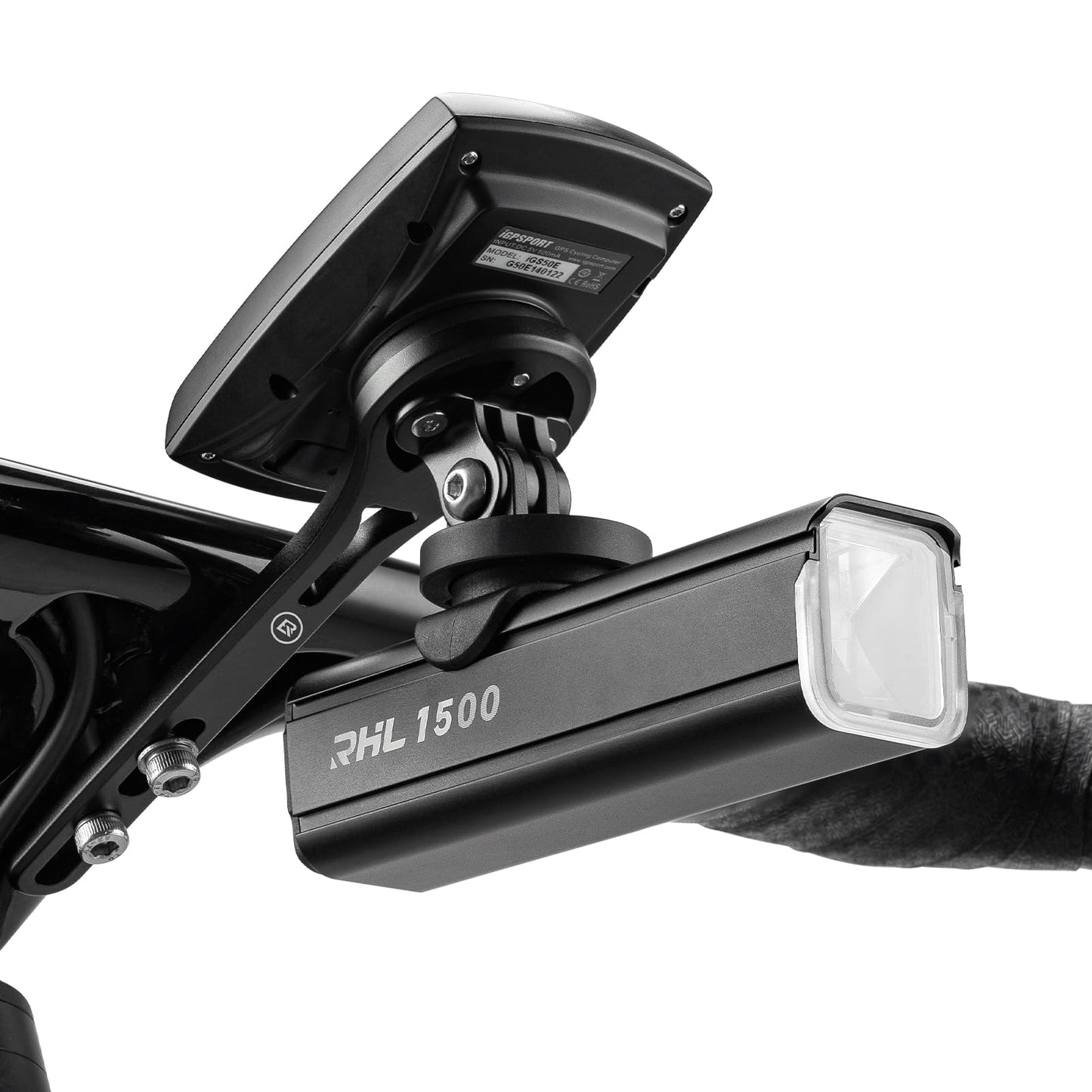 ROCKBROS Bike Aluminum Computer Mount  compatible with Garmin, Wahoo, Bryton, and GoPro