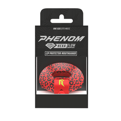 HexaFlow 4.0 SnapPlate™ Mouthguard - Red Leopard