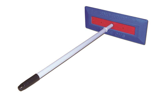 SnoBrum Car Snow Broom with Soft Foam Head & Extendable Handle - Durable, Non-Abrasive Snow Removal Tool for Vehicles, Made in USA