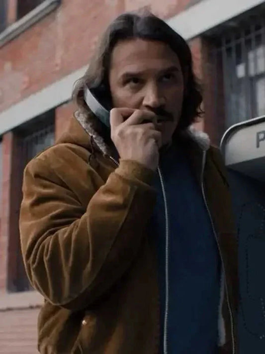 Snowfall Gustavo ‘El Oso’ Zapata Suede Brown Jacket