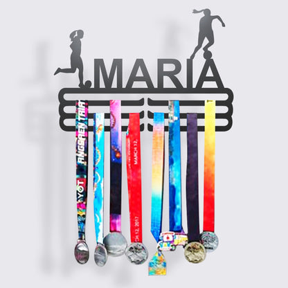 Personalized Soccer Medal Hanger