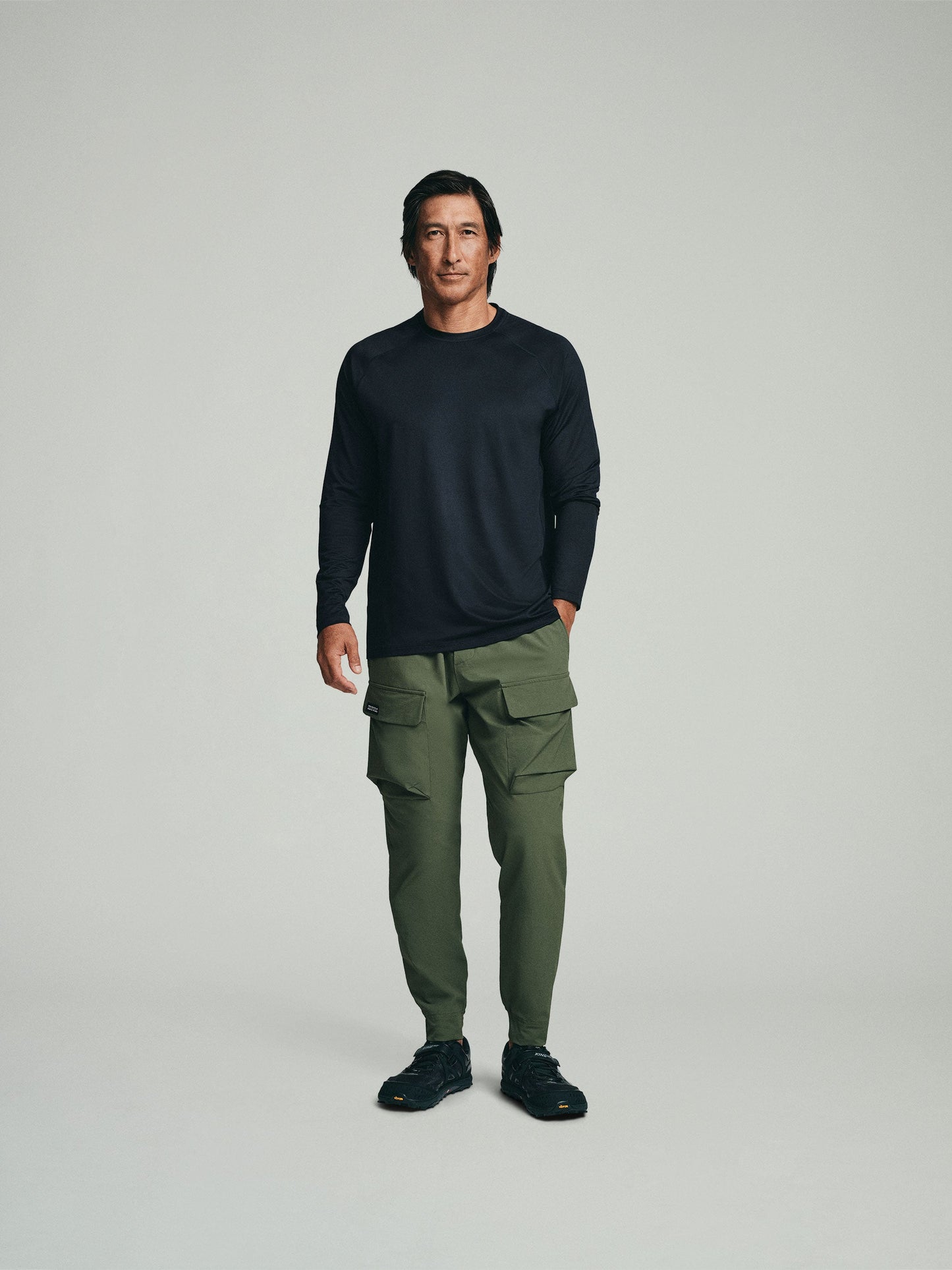 Long Sleeve - UPF 50+ Performance Tee - Black