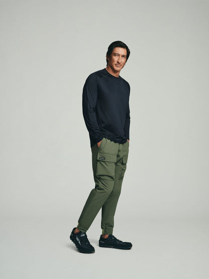 Long Sleeve - UPF 50+ Performance Tee - Black
