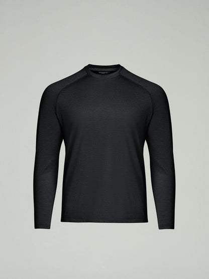Long Sleeve - UPF 50+ Performance Tee - Black
