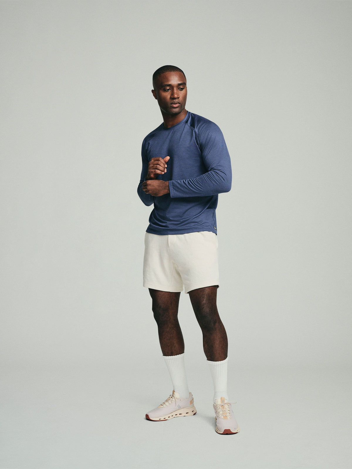 Long Sleeve - UPF 50+ Performance Tee - Navy