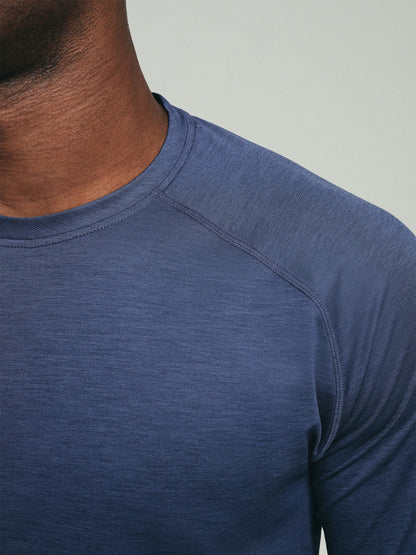 Long Sleeve - UPF 50+ Performance Tee - Navy