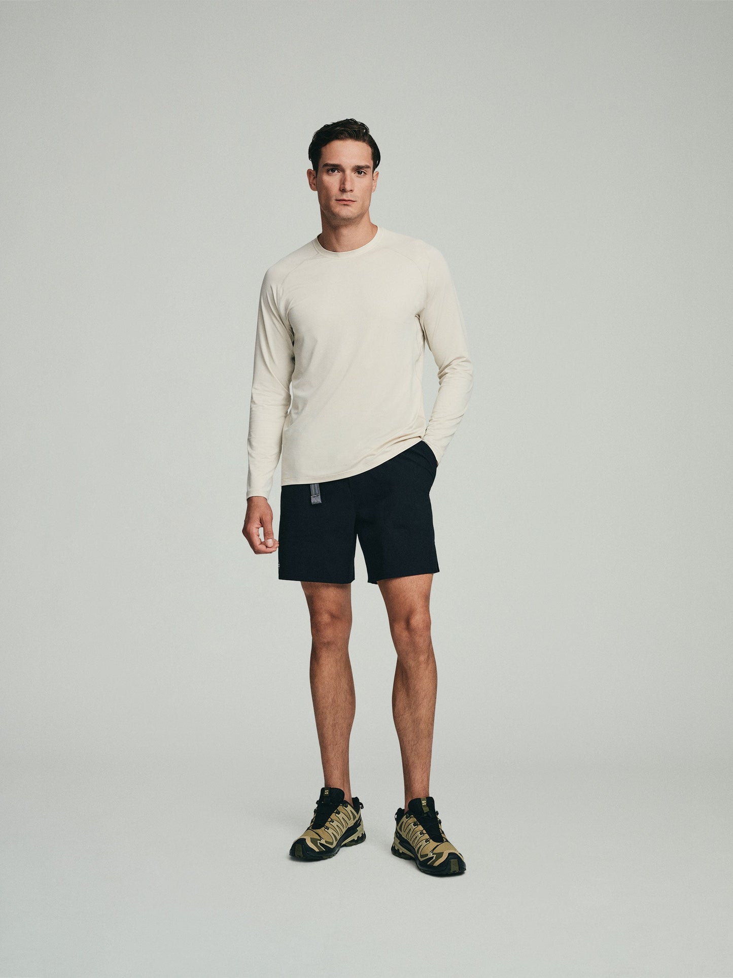 Long Sleeve - UPF 50+ Performance Tee - Stone