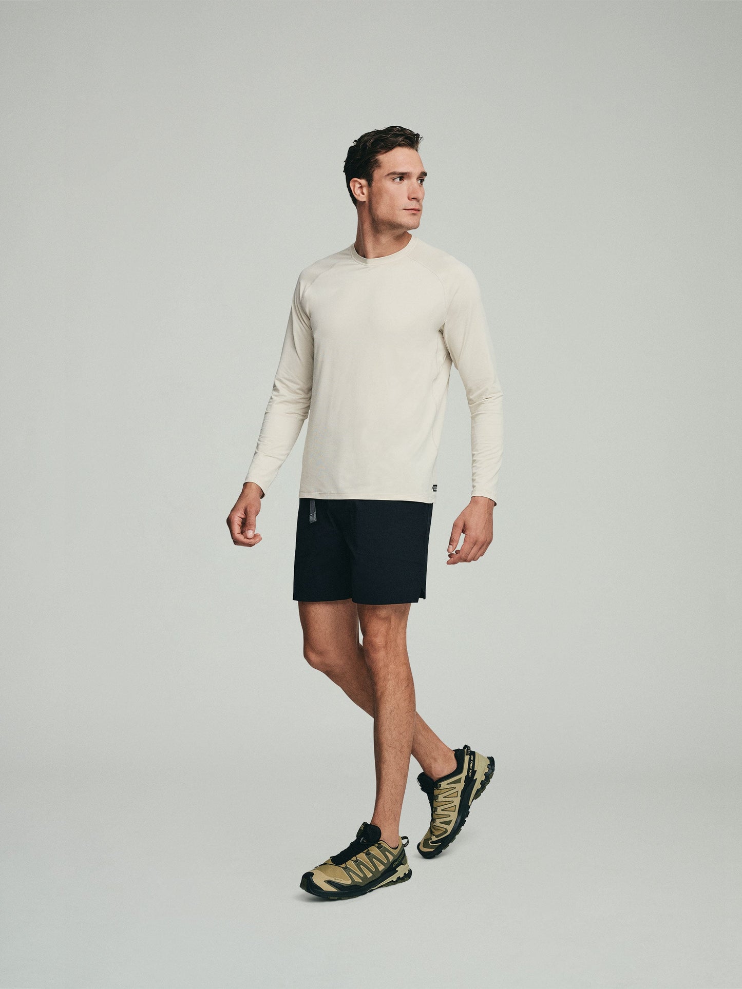 Long Sleeve - UPF 50+ Performance Tee - Stone