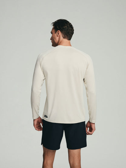 Long Sleeve - UPF 50+ Performance Tee - Stone