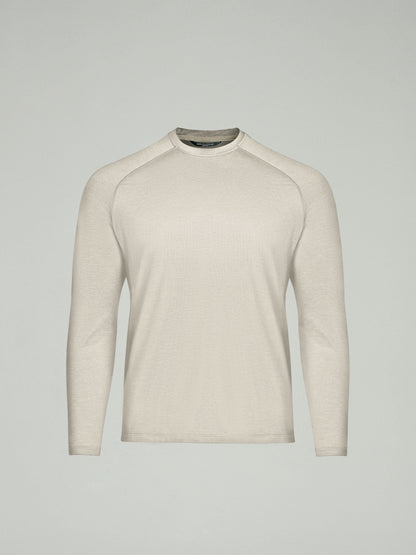 Long Sleeve - UPF 50+ Performance Tee - Stone