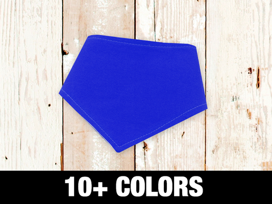 "Solid Color" Dog Bandana