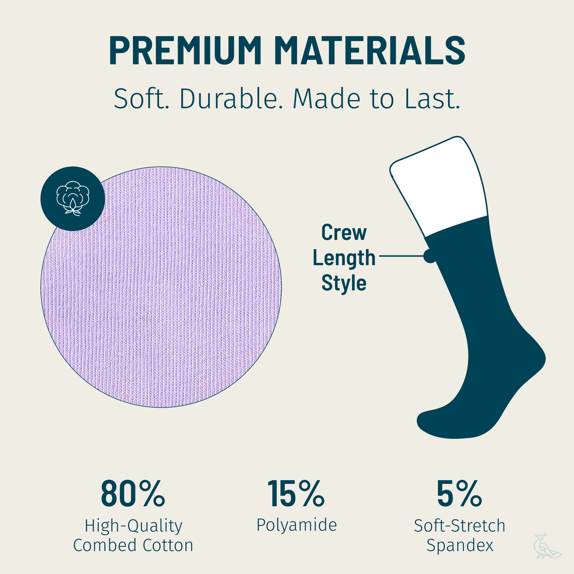 Solid Lilac Socks - Triathlete Store