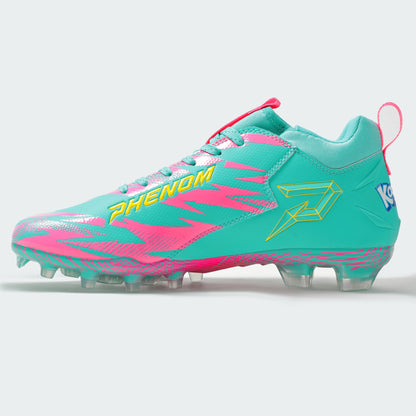 Kool-Aid 'Sharkleberry Fin' Football Cleats - Quantum Speed by Phenom Elite
