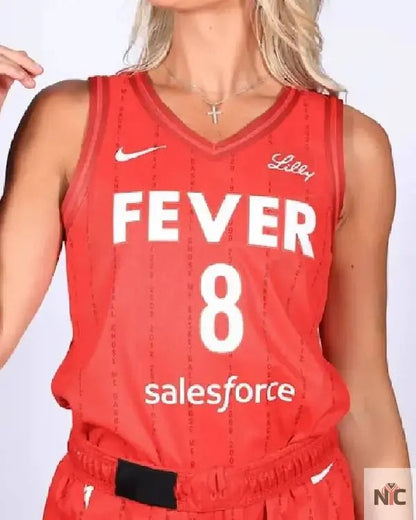 Sophie Cunningham Indiana Fever Red Jersey