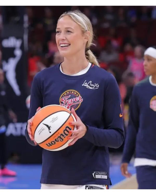 Sophie Cunningham Indiana Fever Navy Core Long Sleeve T-Shirt