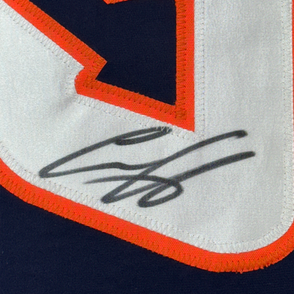 Framed Autographed/Signed Ilya Sorokin 35x39 New York Blue Reverse Retro Hockey Jersey JSA COA