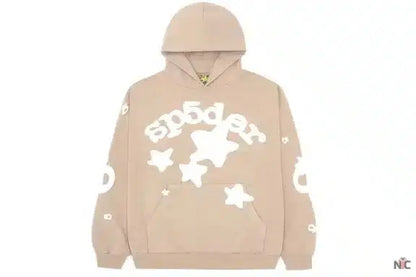 Sp5der Beluga Light Brown Hoodie