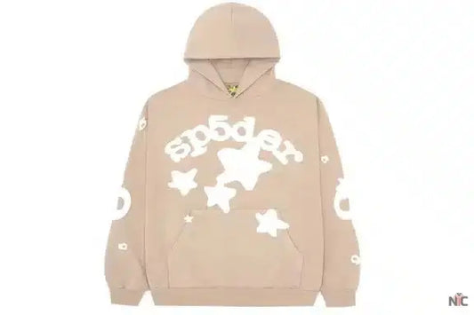Sp5der Beluga Light Brown Hoodie
