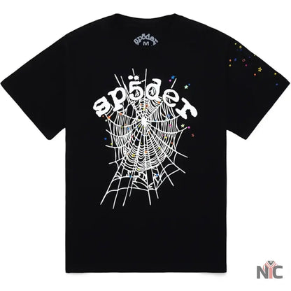 Sp5der OG Web Black V2 Tee