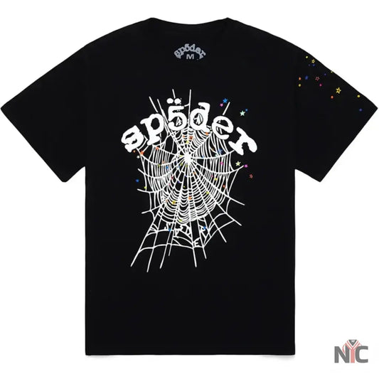 Sp5der OG Web Black V2 Tee