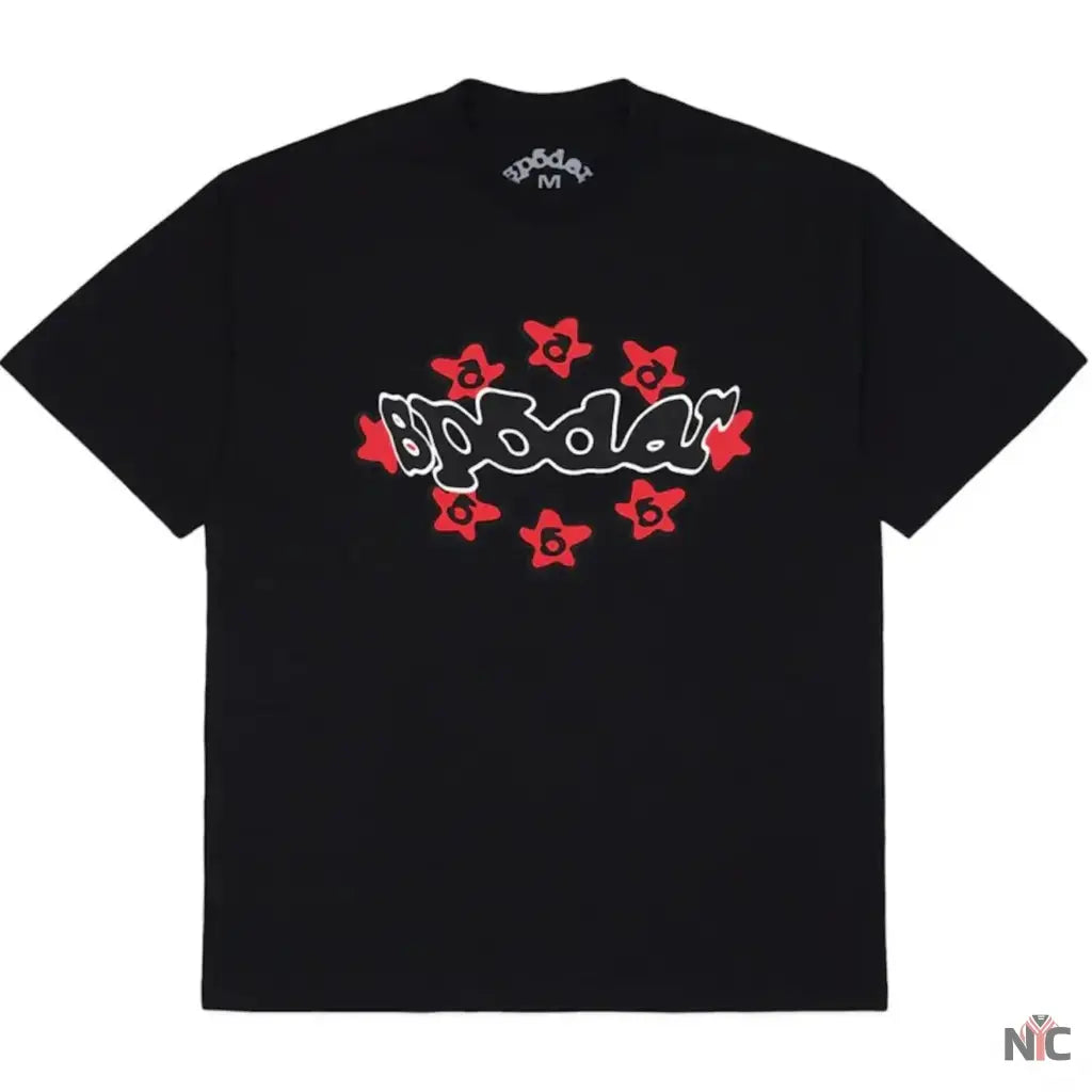 Sp5der Warped Black Tee