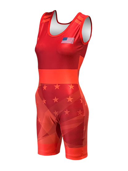 The Spangled UWW Series Women's Singlet