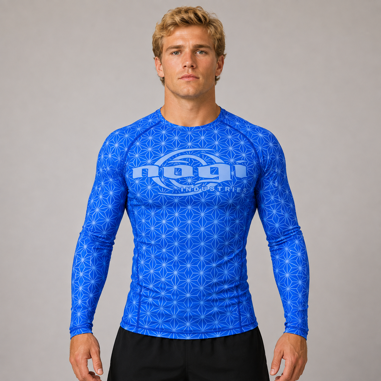 Spectral Long Sleeve Rank Rashguard - Blue (LS)