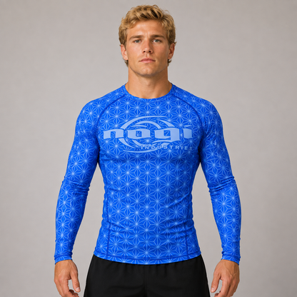 Spectral Long Sleeve Rank Rashguard - Blue (LS)